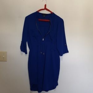 Fairweather's Blue Dress 3/4 Sleeve